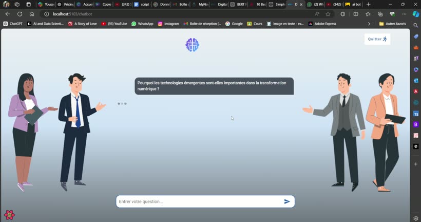 NowEdge chatbot interface